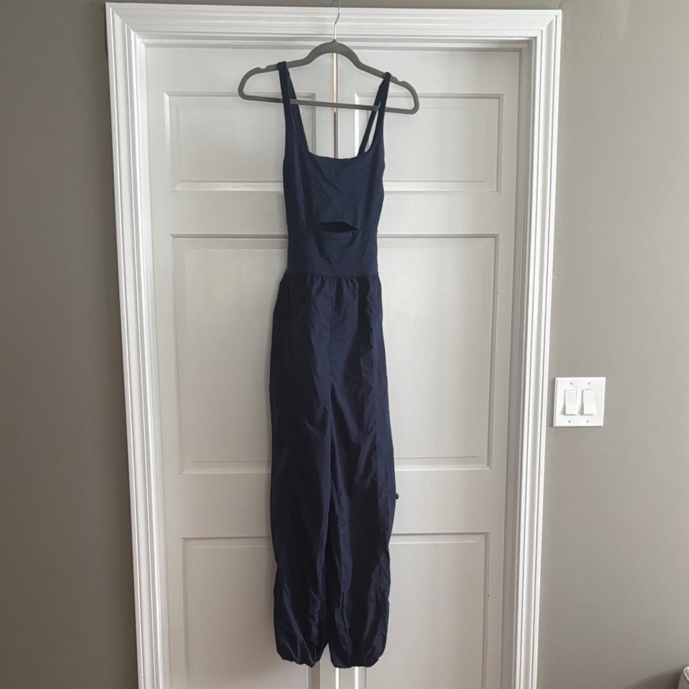 FP Movement by Free People Navy Jumpsuit